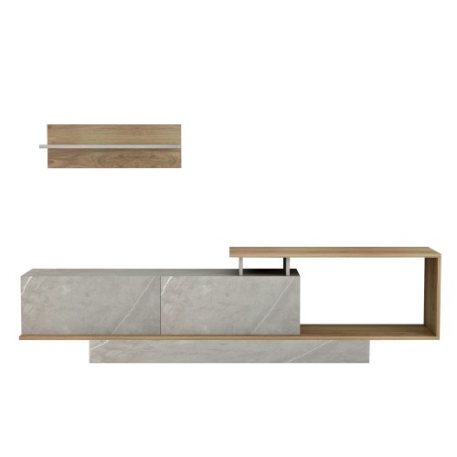 ΣΥΝΘΕΤΟ ΤΗΛΕΟΡΑΣΗΣ GARCELLE HM8904.14 ΜΕΛΑΜΙΝΗ ΦΥΣΙΚΟ-STONE TEXTURE 180x29,6x45Υεκ Σαλόνι ΣΥΝΘΕΤΟ ΤΗΛΕΟΡΑΣΗΣ GARCELLE HM8904.14 ΜΕΛΑΜΙΝΗ ΦΥΣΙΚΟ-STONE TEXTURE 180x29,6x45Υεκ Σαλόνι