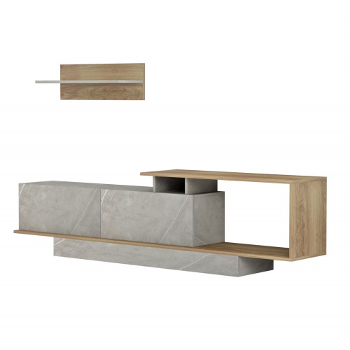 ΣΥΝΘΕΤΟ ΤΗΛΕΟΡΑΣΗΣ GARCELLE HM8904.14 ΜΕΛΑΜΙΝΗ ΦΥΣΙΚΟ-STONE TEXTURE 180x29,6x45Υεκ Σαλόνι ΣΥΝΘΕΤΟ ΤΗΛΕΟΡΑΣΗΣ GARCELLE HM8904.14 ΜΕΛΑΜΙΝΗ ΦΥΣΙΚΟ-STONE TEXTURE 180x29,6x45Υεκ Σαλόνι