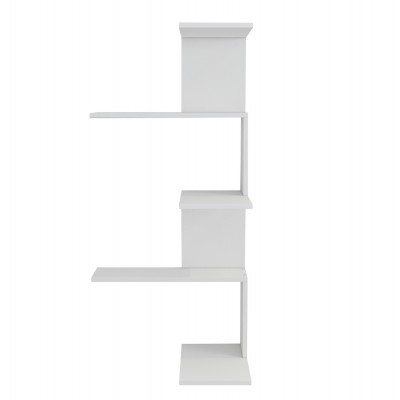 ΕΠΙΤΟΙΧΙΑ ΡΑΦΙΕΡΑ RORY HM8931.11 ΜΕΛΑΜΙΝΗ ΣΕ ΛΕΥΚΟ 22x51,5x109Υ εκ. Σαλόνι