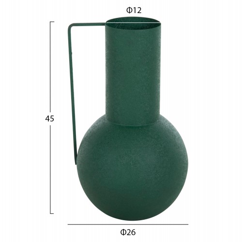 ΔΙΑΚΟΣΜΗΤΙΚΟ BAZO FLAGON HM4260.03 ΜΕΤΑΛΛΟ ΣΕ ΠΡΑΣΙΝΟ Φ26x45Υ εκ. Διακόσμηση - Φως - Χαλιά