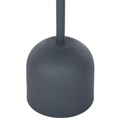 ΤΡΑΠΕΖΙ ΒΟΗΘΗΤΙΚΟ ΣΤΡΟΓΓΥΛΟ DELBEL HM4261.05 ΜΕΤΑΛΛΟ ΜΠΛΕ ΣΚΟΥΡΟ Φ39,5x53,5Υ εκ. Σαλόνι