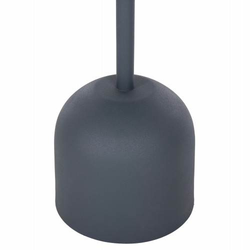 ΤΡΑΠΕΖΙ ΒΟΗΘΗΤΙΚΟ ΣΤΡΟΓΓΥΛΟ DELBEL HM4261.05 ΜΕΤΑΛΛΟ ΜΠΛΕ ΣΚΟΥΡΟ Φ39,5x53,5Υ εκ. Σαλόνι