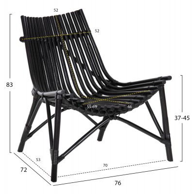 ΚΑΡΕΚΛΑ ΕΞΩΤ.ΧΩΡΟΥ CELLION HM9812.02 ΡΑΒΔΟΙ RATTAN ΣΕ ΜΑΥΡΟ ΧΡΩΜΑ 76x72x83Υεκ. ΚΑΡΕΚΛΑ ΕΞΩΤ.ΧΩΡΟΥ CELLION HM9812.02 ΡΑΒΔΟΙ RATTAN ΣΕ ΜΑΥΡΟ ΧΡΩΜΑ 76x72x83Υεκ.
