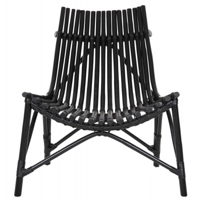 ΚΑΡΕΚΛΑ ΕΞΩΤ.ΧΩΡΟΥ CELLION HM9812.02 ΡΑΒΔΟΙ RATTAN ΣΕ ΜΑΥΡΟ ΧΡΩΜΑ 76x72x83Υεκ. Εξωτερικού Χώρου