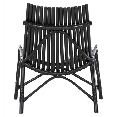 ΚΑΡΕΚΛΑ ΕΞΩΤ.ΧΩΡΟΥ CELLION HM9812.02 ΡΑΒΔΟΙ RATTAN ΣΕ ΜΑΥΡΟ ΧΡΩΜΑ 76x72x83Υεκ. Εξωτερικού Χώρου