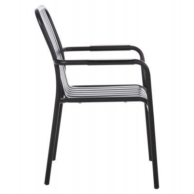 ΠΟΛΥΘΡΟΝΑ ΑΛΟΥΜΙΝΙΟΥ RACHEL HM6088.01 ΜΑΥΡΗ 63x58x85Υεκ. Εξωτερικού Χώρου