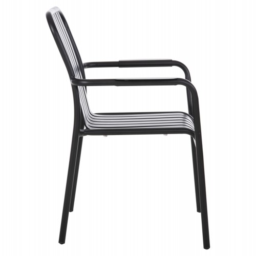 ΠΟΛΥΘΡΟΝΑ ΑΛΟΥΜΙΝΙΟΥ RACHEL HM6088.01 ΜΑΥΡΗ 63x58x85Υεκ. Εξωτερικού Χώρου