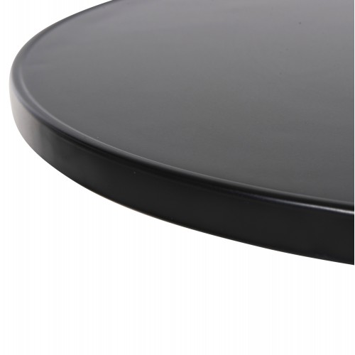 ΤΡΑΠΕΖΙ ΣΤΡΟΓΓΥΛΟ GOSS HM5974.01 ΜΕΤΑΛΛΙΚΟ ΜΑΥΡΟ Φ60x70Υεκ. Εξωτερικού Χώρου ΤΡΑΠΕΖΙ ΣΤΡΟΓΓΥΛΟ GOSS HM5974.01 ΜΕΤΑΛΛΙΚΟ ΜΑΥΡΟ Φ60x70Υεκ. Εξωτερικού Χώρου