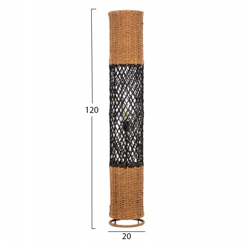 ΦΩΤΙΣΤΙΚΟ ΔΑΠΕΔΟΥ HM4342 ΜΕΤΑΛΛΟ-PAPER ROPE ΣΕ ΜΠΕΖ ΑΜΜΟΥ-ΜΑΥΡΟ Φ20X120Υεκ. Διακόσμηση - Φως - Χαλιά ΦΩΤΙΣΤΙΚΟ ΔΑΠΕΔΟΥ HM4342 ΜΕΤΑΛΛΟ-PAPER ROPE ΣΕ ΜΠΕΖ ΑΜΜΟΥ-ΜΑΥΡΟ Φ20X120Υεκ. Διακόσμηση - Φως - Χαλιά