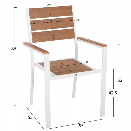 ΠΟΛΥΘΡΟΝΑ ΑΛΟΥΜΙΝΙΟΥ SAGA HM5981.01 ΛΕΥΚΗ-POLYWOOD ΣΕ ΦΥΣΙΚΟ 55x55x86Υεκ. Εξωτερικού Χώρου ΠΟΛΥΘΡΟΝΑ ΑΛΟΥΜΙΝΙΟΥ SAGA HM5981.01 ΛΕΥΚΗ-POLYWOOD ΣΕ ΦΥΣΙΚΟ 55x55x86Υεκ. Εξωτερικού Χώρου