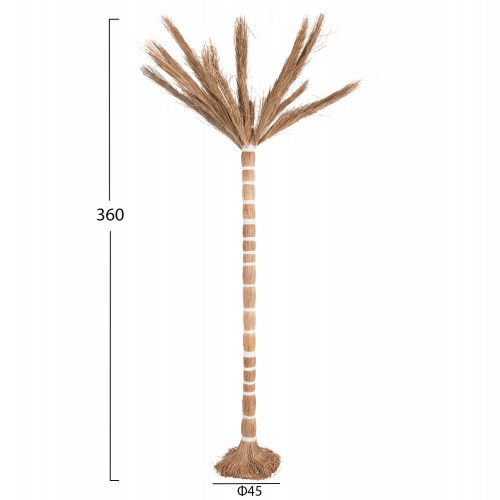 ΔΙΑΚΟΣΜΗΤΙΚΟ ΔΕΝΤΡΟ TROPIC HM4322 τ.ΦΟΙΝΙΚΑ ΑΠΟ MENDONG GRASS 360Yεκ. Διακόσμηση - Φως - Χαλιά