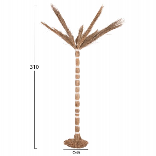 ΔΙΑΚΟΣΜΗΤΙΚΟ ΔΕΝΤΡΟ TROPIC HM4323 τ.ΦΟΙΝΙΚΑ ΑΠΟ MENDONG GRASS 310Yεκ. Διακόσμηση - Φως - Χαλιά