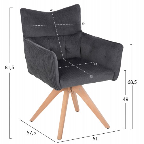 ΠΟΛΥΘΡΟΝΑΚΙ QUILL HM9843.03 ΓΚΡΙ ΥΦΑΣΜΑ-ΞΥΛΟ ΟΞΙΑΣ ΠΟΔΙΑ 61x57,5x91Υεκ. Σαλόνι ΠΟΛΥΘΡΟΝΑΚΙ QUILL HM9843.03 ΓΚΡΙ ΥΦΑΣΜΑ-ΞΥΛΟ ΟΞΙΑΣ ΠΟΔΙΑ 61x57,5x91Υεκ. Σαλόνι