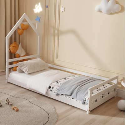 ΚΡΕΒΑΤΙ ΠΑΙΔΙΚΟ HOUSER HM676.03 τ.MONTESSORI ΞΥΛΟ ΠΕΥΚΟ ΛΕΥΚΟ- 190x90εκ ΚΡΕΒΑΤΙ ΠΑΙΔΙΚΟ HOUSER HM676.03 τ.MONTESSORI ΞΥΛΟ ΠΕΥΚΟ ΛΕΥΚΟ- 190x90εκ