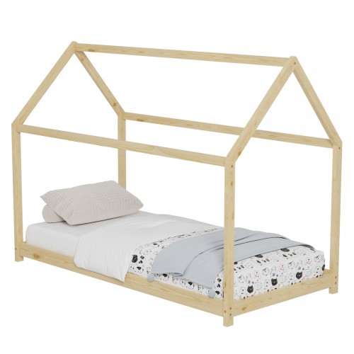 ΚΡΕΒΑΤΙ ΠΑΙΔΙΚΟ PEPE HM677.01 τ.MONTESSORI ΞΥΛΟ ΠΕΥΚΟ ΦΥΣΙΚΟ- 190x90εκ Υπνοδωμάτιο