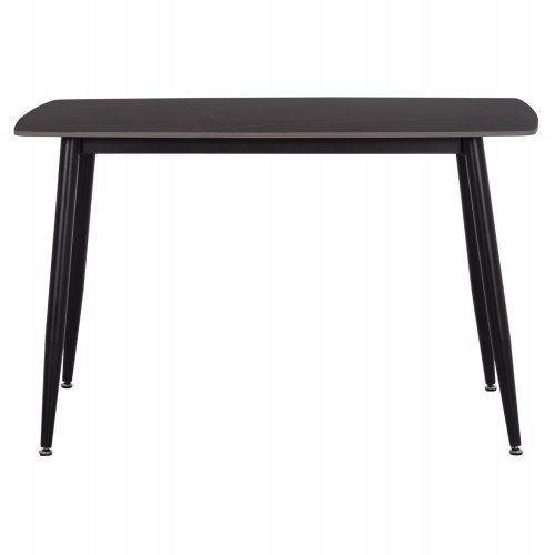 ΤΡΑΠΕΖΙ RAVEN HM9854.02 ΚΕΡΑΜΙΚΟ TOP ΜΑΥΡΟ ΜΑΡΜΑΡΟ-ΜΑΥΡΟ ΜΕΤΑΛΛΟ 117,5x67,5x76Υεκ. Σαλόνι
