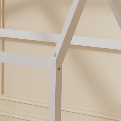 ΚΡΕΒΑΤΙ ΠΑΙΔΙΚΟ PEPE HM678.03 τ.MONTESSORI ΞΥΛΟ ΠΕΥΚΟ ΛΕΥΚΟ- 140x70εκ Υπνοδωμάτιο