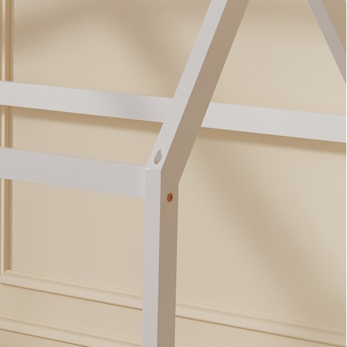 ΚΡΕΒΑΤΙ ΠΑΙΔΙΚΟ PEPE HM678.03 τ.MONTESSORI ΞΥΛΟ ΠΕΥΚΟ ΛΕΥΚΟ- 140x70εκ Υπνοδωμάτιο
