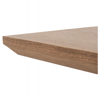 ΤΡΑΠΕΖΙ PAOLO HM9853 MDF ΜΕ ΚΑΠΛΑΜΑ ΦΡΑΞΙΝΟΥ-ΠΟΔΙΑ RUBBERWOOD-ΦΥΣΙΚΟ 180x90x75Yεκ Σαλόνι