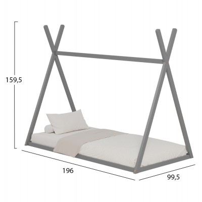 ΚΡΕΒΑΤΙ ΠΑΙΔΙΚΟ MUNK HM681.05 τ.MONTESSORI ΜΑΣΙΦ ΞΥΛΟ ΠΕΥΚΟΥ ΓΚΡΙ- 190x90εκ Παιδικό δωμάτιο ΚΡΕΒΑΤΙ ΠΑΙΔΙΚΟ MUNK HM681.05 τ.MONTESSORI ΜΑΣΙΦ ΞΥΛΟ ΠΕΥΚΟΥ ΓΚΡΙ- 190x90εκ Παιδικό δωμάτιο