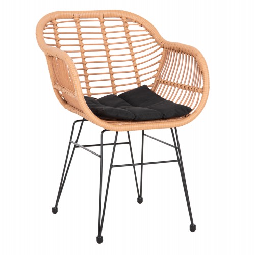 ΠΟΛΥΘΡΟΝΑ ΜΕ ΜΑΞΙΛΑΡΙ ΜΕΤΑΛΛΙΚΗ ALLEGRA HM5450.31 ΜΕ WICKER ΜΠΕΖ 58x59x82Υ Εξωτερικού Χώρου ΠΟΛΥΘΡΟΝΑ ΜΕ ΜΑΞΙΛΑΡΙ ΜΕΤΑΛΛΙΚΗ ALLEGRA HM5450.31 ΜΕ WICKER ΜΠΕΖ 58x59x82Υ Εξωτερικού Χώρου