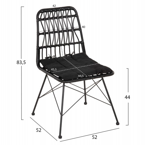 ΚΑΡΕΚΛΑ ΕΞ.ΧΩΡΟΥ ALLEGRA HM5453.12 ΜΕΤΑΛΛΟ-ΜΑΞΙΛΑΡΙ-WICKER ΜΑΥΡΟ 52x52x83,5Yεκ. Εξωτερικού Χώρου ΚΑΡΕΚΛΑ ΕΞ.ΧΩΡΟΥ ALLEGRA HM5453.12 ΜΕΤΑΛΛΟ-ΜΑΞΙΛΑΡΙ-WICKER ΜΑΥΡΟ 52x52x83,5Yεκ. Εξωτερικού Χώρου