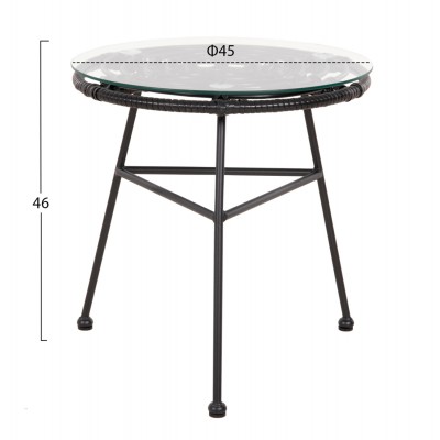 ΣΕΤ ΕΞΩΤΕΡΙΚΟΥ ΧΩΡΟΥ 3ΤΜΧ ALLEGRA HM21047.12 ΜΑΥΡΟ ΣΥΝΘ.RATTAN & ΜΕΤΑΛΛΟ ΣΕΤ ΕΞΩΤΕΡΙΚΟΥ ΧΩΡΟΥ 3ΤΜΧ ALLEGRA HM21047.12 ΜΑΥΡΟ ΣΥΝΘ.RATTAN & ΜΕΤΑΛΛΟ