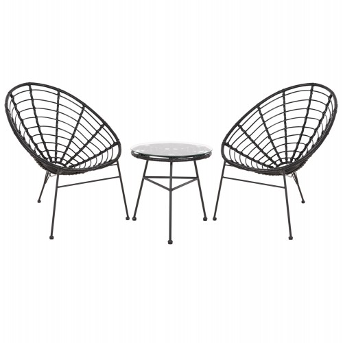ΣΕΤ ΕΞΩΤΕΡΙΚΟΥ ΧΩΡΟΥ 3ΤΜΧ ALLEGRA HM21047.12 ΜΑΥΡΟ ΣΥΝΘ.RATTAN & ΜΕΤΑΛΛΟ ΣΕΤ ΕΞΩΤΕΡΙΚΟΥ ΧΩΡΟΥ 3ΤΜΧ ALLEGRA HM21047.12 ΜΑΥΡΟ ΣΥΝΘ.RATTAN & ΜΕΤΑΛΛΟ