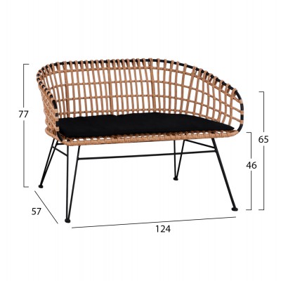 ΣΕΤ ΕΞΩΤ.ΧΩΡΟΥ 4ΤΜΧ ALLEGRA HM21051 ΣΥΝΘ.RATTAN ΜΠΕΖ-ΜΑΥΡΟ ΜΕΤΑΛΛΟ ΣΕΤ ΕΞΩΤ.ΧΩΡΟΥ 4ΤΜΧ ALLEGRA HM21051 ΣΥΝΘ.RATTAN ΜΠΕΖ-ΜΑΥΡΟ ΜΕΤΑΛΛΟ