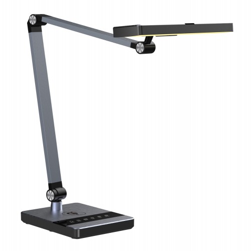 ΦΩΤΙΣΤΙΚΟ ΓΡΑΦΕΙΟΥ LED BLAIN PRO HM4461.02 ΜΑΥΡΟ ΜΑΤ ABS 35x43,9Υεκ. Διακόσμηση - Φως - Χαλιά