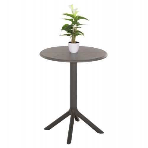 ΤΡΑΠΕΖΙ ΠΟΛΥΠΡΟΠΥΛΕΝΙΟΥ ΣΤΡΟΓΓΥΛΟ TERRIN HM6124.15 OLIVE GREEN Φ60x75Υεκ. Εξωτερικού Χώρου ΤΡΑΠΕΖΙ ΠΟΛΥΠΡΟΠΥΛΕΝΙΟΥ ΣΤΡΟΓΓΥΛΟ TERRIN HM6124.15 OLIVE GREEN Φ60x75Υεκ. Εξωτερικού Χώρου