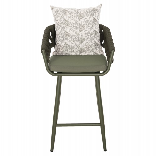 ΣΚΑΜΠΟ ΑΛΟΥΜΙΝΙΟΥ CAMDEN HM6142.09 ΜΑΞΙΛΑΡΙ ΜΕ PRINT-DARK OLIVE 56x60x108Υεκ. Εξωτερικού Χώρου