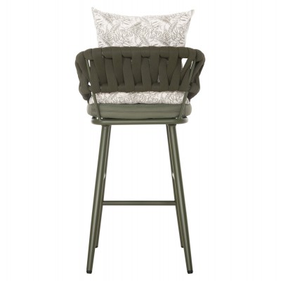 ΣΚΑΜΠΟ ΑΛΟΥΜΙΝΙΟΥ CAMDEN HM6142.09 ΜΑΞΙΛΑΡΙ ΜΕ PRINT-DARK OLIVE 56x60x108Υεκ. Εξωτερικού Χώρου