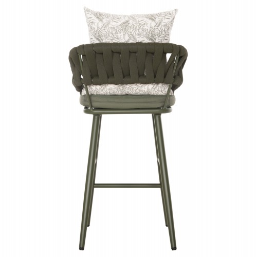 ΣΚΑΜΠΟ ΑΛΟΥΜΙΝΙΟΥ CAMDEN HM6142.09 ΜΑΞΙΛΑΡΙ ΜΕ PRINT-DARK OLIVE 56x60x108Υεκ. Εξωτερικού Χώρου