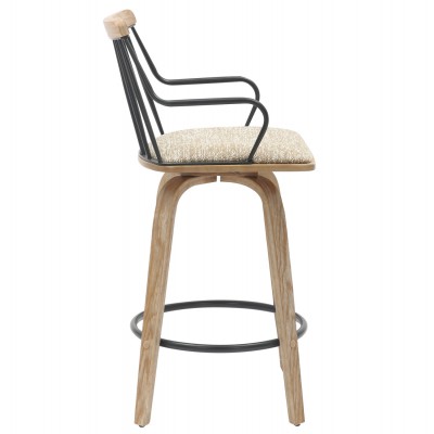 ΣΚΑΜΠΟ ΜΠΑΡ JUDI HM9985.01 WHITE WASH Κ.Π.-ΜΑΥΡΟ ΜΕΤΑΛΛΟ-ΜΠΕΖ ΥΦΑΣΜΑ 48x52x92Υεκ Τραπεζαρία ΣΚΑΜΠΟ ΜΠΑΡ JUDI HM9985.01 WHITE WASH Κ.Π.-ΜΑΥΡΟ ΜΕΤΑΛΛΟ-ΜΠΕΖ ΥΦΑΣΜΑ 48x52x92Υεκ Τραπεζαρία