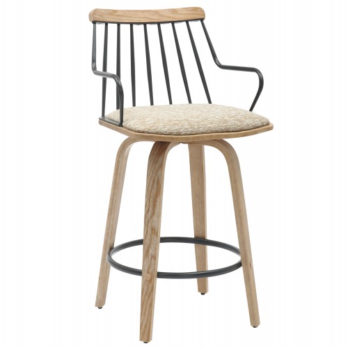 ΣΚΑΜΠΟ ΜΠΑΡ JUDI HM9985.01 WHITE WASH Κ.Π.-ΜΑΥΡΟ ΜΕΤΑΛΛΟ-ΜΠΕΖ ΥΦΑΣΜΑ 48x52x92Υεκ Τραπεζαρία ΣΚΑΜΠΟ ΜΠΑΡ JUDI HM9985.01 WHITE WASH Κ.Π.-ΜΑΥΡΟ ΜΕΤΑΛΛΟ-ΜΠΕΖ ΥΦΑΣΜΑ 48x52x92Υεκ Τραπεζαρία