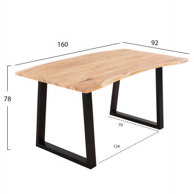 ΤΡΑΠΕΖΙ ΤΡΑΠΕΖΑΡΙΑΣ SOFIA SLIM HM8500.21 ΜΑΣΙΦ ΞΥΛΟ ΑΚΑΚΙΑΣ 160x92x78Υεκ. ΤΡΑΠΕΖΙ ΤΡΑΠΕΖΑΡΙΑΣ SOFIA SLIM HM8500.21 ΜΑΣΙΦ ΞΥΛΟ ΑΚΑΚΙΑΣ 160x92x78Υεκ.