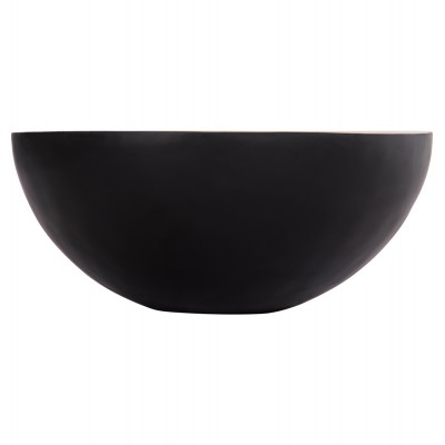 ΔΙΑΚΟΣΜΗΤΙΚΟ ΤΡΑΠΕΖΙ ΣΑΛΟΝΙΟΥ BOWL Φ90X37,5Yεκ. ΜΑΥΡΟ ΜΕ ΞΥΛΟ ΑΚΑΚΙΑΣ HM8717.21 Σαλόνι