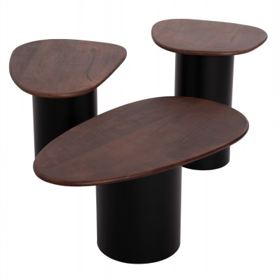 ΤΡΑΠΕΖΙA ΣΑΛΟΝΙΟΥ 3ΤΜΧ PEBBLES HM18004 MANGO TOP-ΜΕΤΑΛΛΙΚΕΣ ΜΑΥΡΕΣ ΒΑΣΕΙΣ Σαλόνι ΤΡΑΠΕΖΙA ΣΑΛΟΝΙΟΥ 3ΤΜΧ PEBBLES HM18004 MANGO TOP-ΜΕΤΑΛΛΙΚΕΣ ΜΑΥΡΕΣ ΒΑΣΕΙΣ Σαλόνι