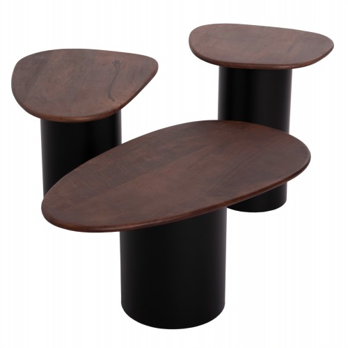 ΤΡΑΠΕΖΙA ΣΑΛΟΝΙΟΥ 3ΤΜΧ PEBBLES HM18004 MANGO TOP-ΜΕΤΑΛΛΙΚΕΣ ΜΑΥΡΕΣ ΒΑΣΕΙΣ Σαλόνι ΤΡΑΠΕΖΙA ΣΑΛΟΝΙΟΥ 3ΤΜΧ PEBBLES HM18004 MANGO TOP-ΜΕΤΑΛΛΙΚΕΣ ΜΑΥΡΕΣ ΒΑΣΕΙΣ Σαλόνι