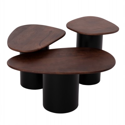 ΤΡΑΠΕΖΙA ΣΑΛΟΝΙΟΥ 3ΤΜΧ PEBBLES HM18004 MANGO TOP-ΜΕΤΑΛΛΙΚΕΣ ΜΑΥΡΕΣ ΒΑΣΕΙΣ Σαλόνι ΤΡΑΠΕΖΙA ΣΑΛΟΝΙΟΥ 3ΤΜΧ PEBBLES HM18004 MANGO TOP-ΜΕΤΑΛΛΙΚΕΣ ΜΑΥΡΕΣ ΒΑΣΕΙΣ Σαλόνι