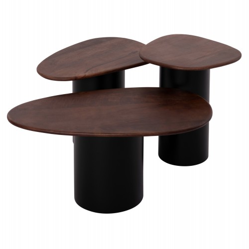 ΤΡΑΠΕΖΙA ΣΑΛΟΝΙΟΥ 3ΤΜΧ PEBBLES HM18004 MANGO TOP-ΜΕΤΑΛΛΙΚΕΣ ΜΑΥΡΕΣ ΒΑΣΕΙΣ Σαλόνι ΤΡΑΠΕΖΙA ΣΑΛΟΝΙΟΥ 3ΤΜΧ PEBBLES HM18004 MANGO TOP-ΜΕΤΑΛΛΙΚΕΣ ΜΑΥΡΕΣ ΒΑΣΕΙΣ Σαλόνι