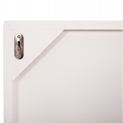ΠΙΝΑΚΑΣ ΤΕΤΡΑΓΩΝΟΣ ΣΕΙΡΑ SANTORINI HM4507 MDF ΣΕ ΥΠΟΛΕΥΚΟ ΧΡΩΜΑ 80x4(πάχος)x80Υεκ. Διακόσμηση - Φως - Χαλιά