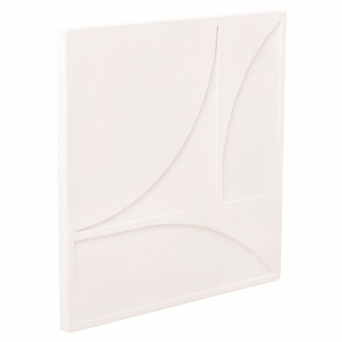 ΠΙΝΑΚΑΣ ΤΕΤΡΑΓΩΝΟΣ ΣΕΙΡΑ SANTORINI HM4508 MDF ΣΕ ΥΠΟΛΕΥΚΟ ΧΡΩΜΑ 80x4(πάχος)x80Υεκ. Διακόσμηση - Φως - Χαλιά