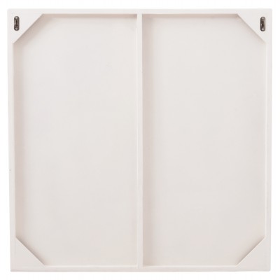 ΠΙΝΑΚΑΣ ΤΕΤΡΑΓΩΝΟΣ ΣΕΙΡΑ SANTORINI HM4508 MDF ΣΕ ΥΠΟΛΕΥΚΟ ΧΡΩΜΑ 80x4(πάχος)x80Υεκ. Διακόσμηση - Φως - Χαλιά