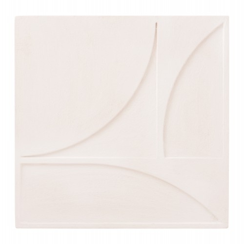 ΠΙΝΑΚΑΣ ΤΕΤΡΑΓΩΝΟΣ ΣΕΙΡΑ SANTORINI HM4508 MDF ΣΕ ΥΠΟΛΕΥΚΟ ΧΡΩΜΑ 80x4(πάχος)x80Υεκ. Διακόσμηση - Φως - Χαλιά