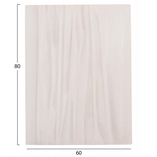 ΠΙΝΑΚΑΣ ΟΡΘΟΓΩΝΙΟΣ ΣΕΙΡΑ SANTORINI HM4518 MDF ΣΕ ΥΠΟΛΕΥΚΟ ΧΡΩΜΑ 60x4(πάχος)x80Υεκ. Διακόσμηση - Φως - Χαλιά