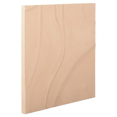 ΠΙΝΑΚΑΣ ΤΕΤΡΑΓΩΝΟΣ ΣΕΙΡΑ SANTORINI HM4520 MDF ΣΕ ΜΠΕΖ ΧΡΩΜΑ 80x4(πάχος)x80Υεκ. Διακόσμηση - Φως - Χαλιά