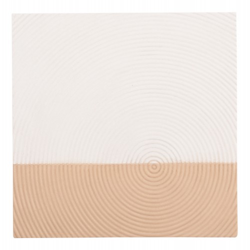 ΠΙΝΑΚΑΣ ΤΕΤΡΑΓΩΝΟΣ ΣΕΙΡΑ SANTORINI HM4519 MDF ΣΕ ΥΠΟΛΕΥΚΟ-ΚΑΦΕ ΧΡΩΜΑ 80x4(πάχος)x80Υεκ. Διακόσμηση - Φως - Χαλιά