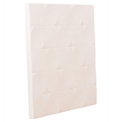 ΠΙΝΑΚΑΣ ΤΕΤΡΑΓΩΝΟΣ ΣΕΙΡΑ SANTORINI HM4516 MDF ΣΕ ΥΠΟΛΕΥΚΟ ΧΡΩΜΑ 80x4,5(πάχος)x80Υεκ. Διακόσμηση - Φως - Χαλιά